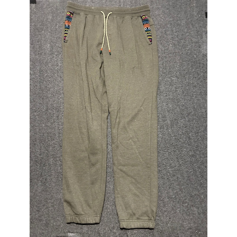 Howler Bros Mellow Mono Sweatpants Mens XL Olive Fleece Joggers Pants Casual